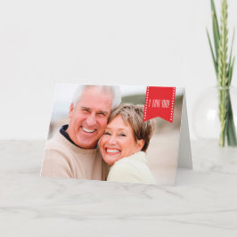 Ich Liebe dich. Valentinstag individuelles Foto Feiertagskarte