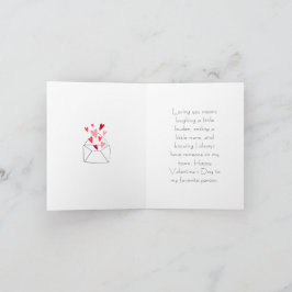 'Ich liebe Dich' Valentinstag-Partner Karte