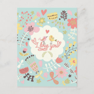 Ich liebe dich - Valentinstagskarte Feiertagspostkarte