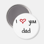 Ich Liebe dich, Vater Magnet (Vorderseite/Rückseite)
