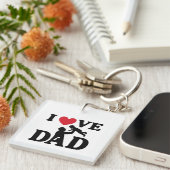 ich liebe dich Vater Schlüsselanhänger (Vorderseite rechts)