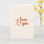 Ich liebe dich Vermilion Karte (Gelbe Blume)