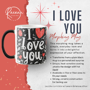 Ich liebe dich Verwandlungs-Tasse Verwandlungstasse