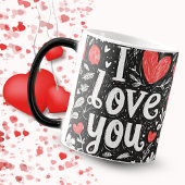 Ich liebe dich Verwandlungs-Tasse Verwandlungstasse
