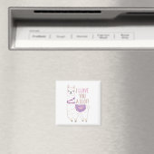 Ich liebe dich viel - Funny Llama Magnet (In Situ (Geschirrspüler))