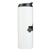 Ich Liebe dich! Vintages Lkw-Thermalkrummglas Thermosbecher (Nach links gedreht)