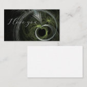 Ich Liebe dich Visitenkarte (Vorne/Hinten)