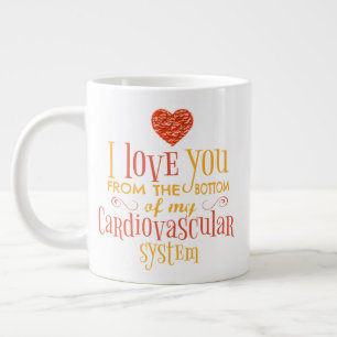 Ich Liebe dich vom Boden meines Herz-Kreislauf-Sys Jumbo-Tasse