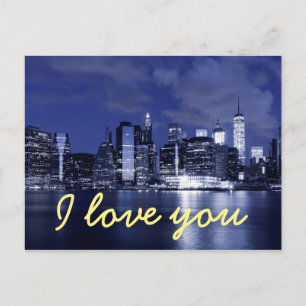 Ich Liebe dich von der neuen York Postkarte