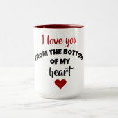 Ich liebe dich von ganzem Herzen Tasse (Zentrum)
