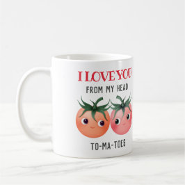 Ich Liebe dich von meinem Kopf bis zu meinen Zehen Kaffeetasse