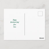 Ich Liebe dich von meinem Kopf bis zu meinen Zehen Postkarte (Rückseite)