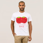 Ich Liebe dich von meinem Kopf Tomaten T-Shirt (Vorne ganz)