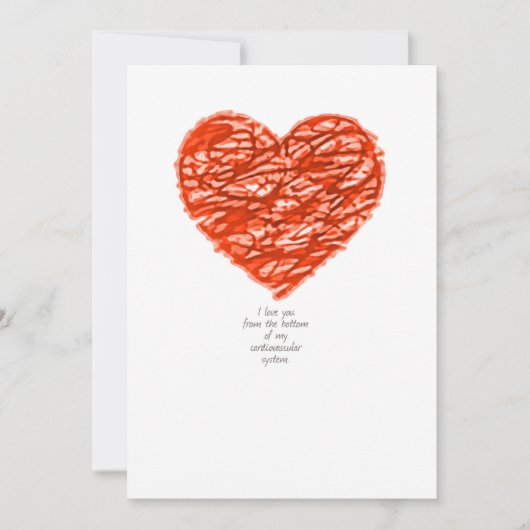 Ich Liebe dich von unten in meinem Herz-Kreislauf- (Vorderseite)