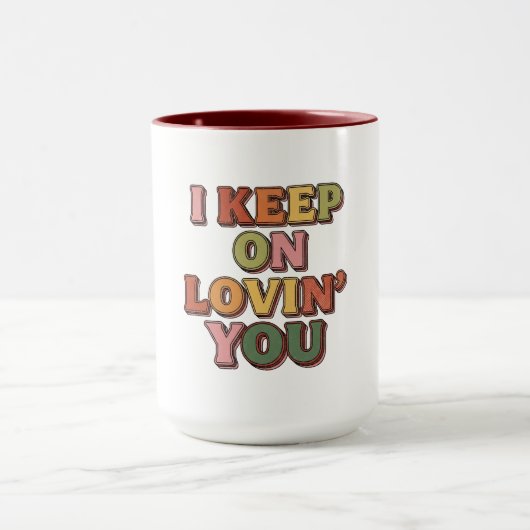 Ich liebe dich weiter Romantik Tasse (Zentrum)