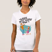 Ich Liebe dich...wirst du mich heiraten? T-Shirt (Vorderseite)