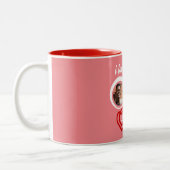 Ich Liebe dich zu unendlich Personalisiert Zweifarbige Tasse (Links)