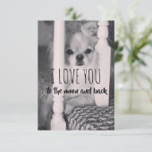 Ich Liebe dich zum Mond und zurück (Stehend Vorderseite)