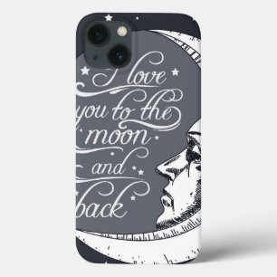 Ich Liebe dich zum Mond und zurück iPhone 13 Hülle