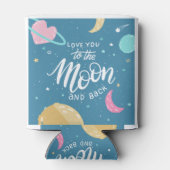 Ich Liebe dich zum Mond und zurück Dosenkühler (Rückseite)