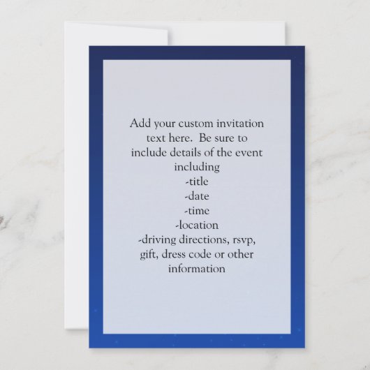 Ich Liebe dich zum Mond und zurück Einladung (Rückseite)