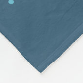 Ich Liebe dich zum Mond und zurück Fleecedecke (Ecke)