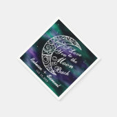 "Ich Liebe dich zum Mond und zurück" Gewohnte Hoch Serviette (Ecke)