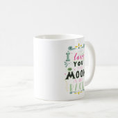 Ich Liebe dich zum Mond und zurück Kaffeetasse (VorderseiteRechts)