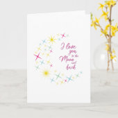 Ich Liebe dich zum Mond und zurück Karte (Gelbe Blume)