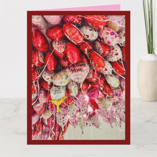 Ich Liebe dich zum Mond und zurück Karte (Vorderseite)