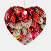 Ich Liebe dich zum Mond und zurück Keramik Ornament (Hinten)