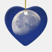 Ich Liebe dich zum Mond und zurück Keramik Ornament (Hinten)