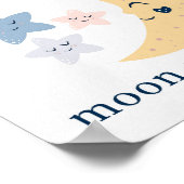 Ich Liebe dich zum Mond und zurück Kinderzimmer Poster (Ecke)