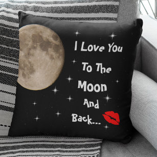 Ich Liebe dich zum Mond und zurück Kissen