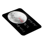 Ich Liebe dich zum Mond und zurück Magnet (Rechte Seite)