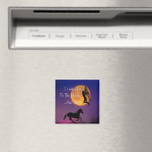 Ich Liebe dich zum Mond und zurück Magnet (In Situ (Geschirrspüler))