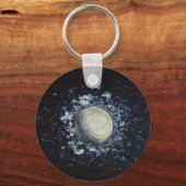 Ich Liebe dich zum Mond und zurück - Personalisier Schlüsselanhänger (Vorderseite)