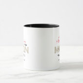 Ich Liebe dich zum Mond und zurück | PERSONALISIER Tasse (Zentrum)