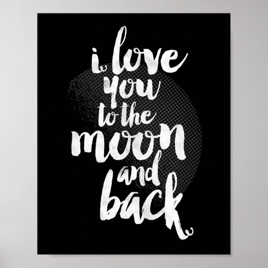 Ich Liebe dich zum Mond und zurück Poster (Vorne)