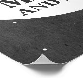 Ich Liebe dich zum Mond und zurück | Poster (Ecke)