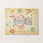 Ich Liebe dich zum Mond und zurück Puzzle (Horizontal)