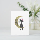 Ich Liebe dich zum Mond und zurück - Such dir den  Postkarte (Stehend Vorderseite)