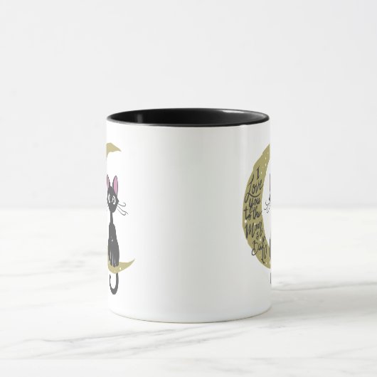 Ich Liebe dich zum Mond und zurück - Such dir den Tasse (Zentrum)