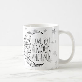"Ich Liebe dich zum Mond und zurück" Tasse