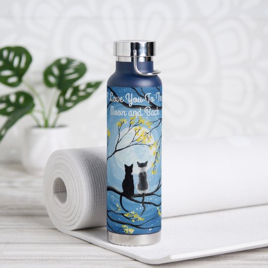 Ich Liebe dich zum Mond und zurück Trinkflasche (Yoga)