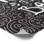 Ich Liebe dich zum Mond und zurück zur rustikalen Poster (Ecke)