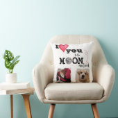 Ich Liebe dich zum Mondwirbelkissen Kissen (Stuhl )