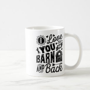 Ich Liebe dich zum Pferd und zum Pferdeschwanz Kaffeetasse