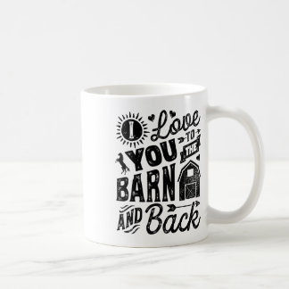 Ich Liebe dich zum Pferd und zum Pferdeschwanz Kaffeetasse