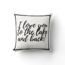 Ich Liebe dich zum See und zurück!